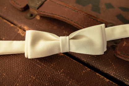 Ivory Bow Tie