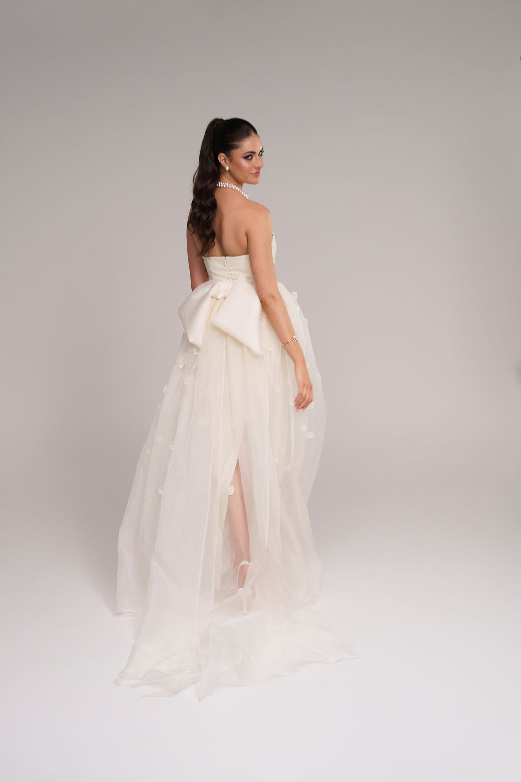 Delta strapless dress