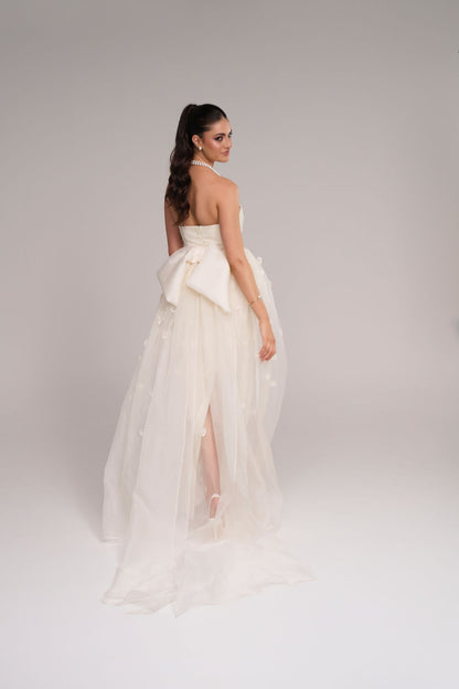 Delta strapless dress