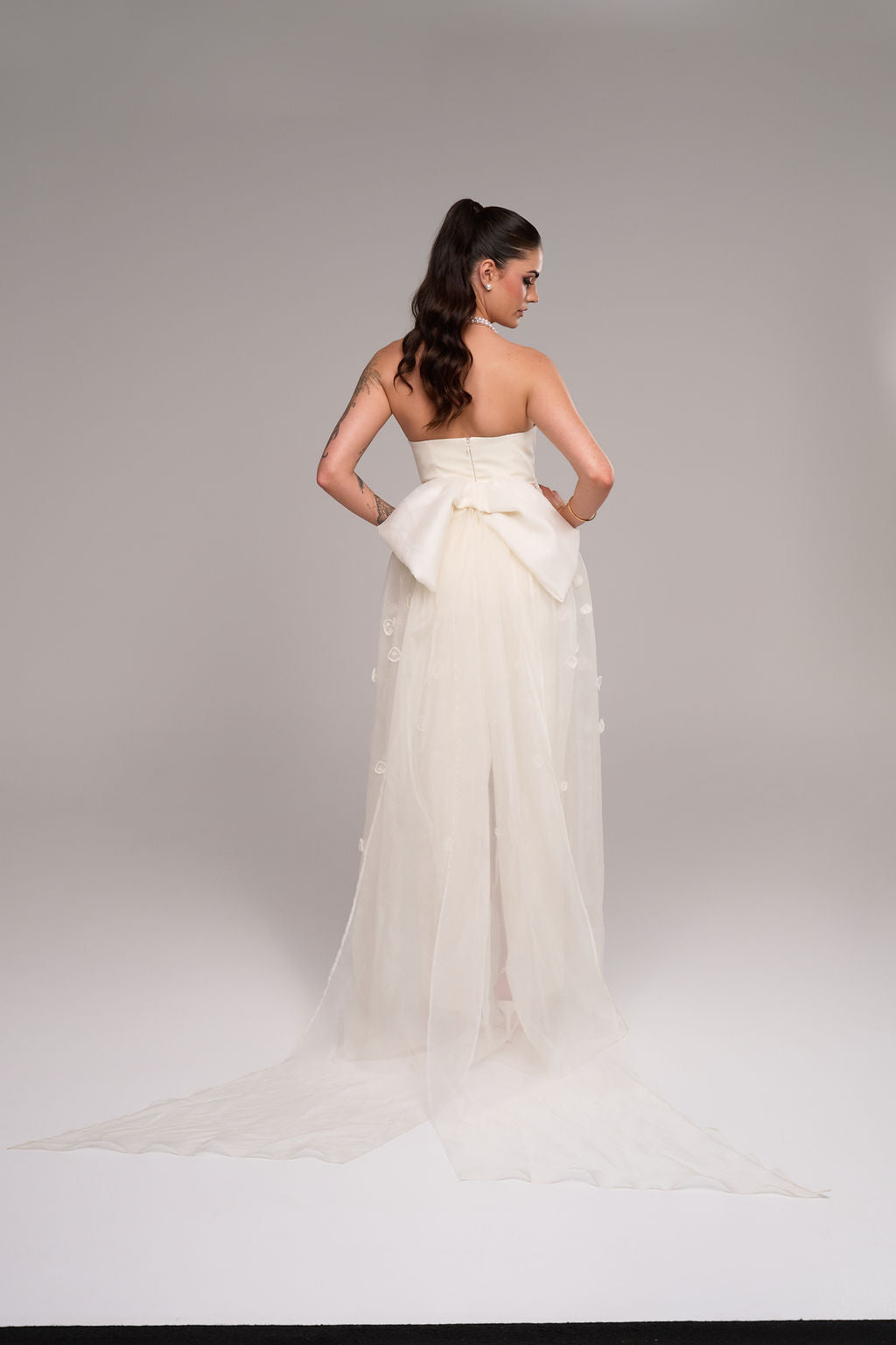 HVC Delta silk overskirt