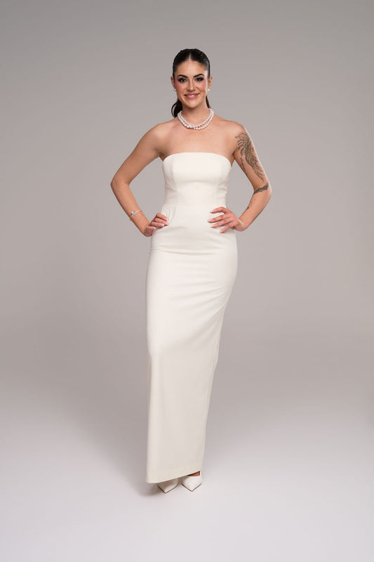 Delta strapless dress